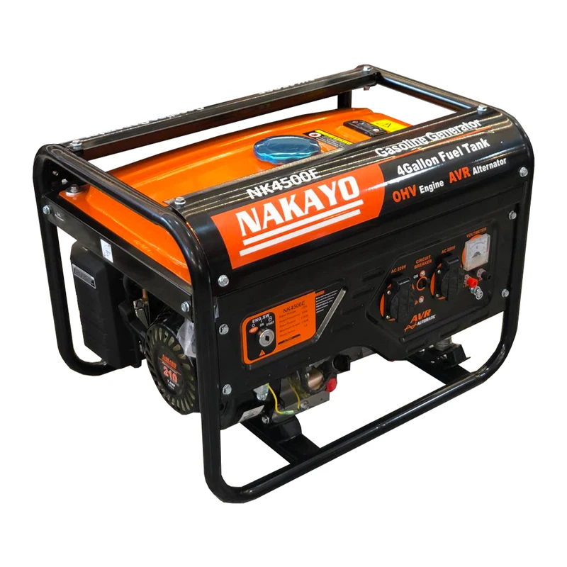 موتور برق بنزینی ناکایو 2.8 کیلووات استارتی مدل NK4500E