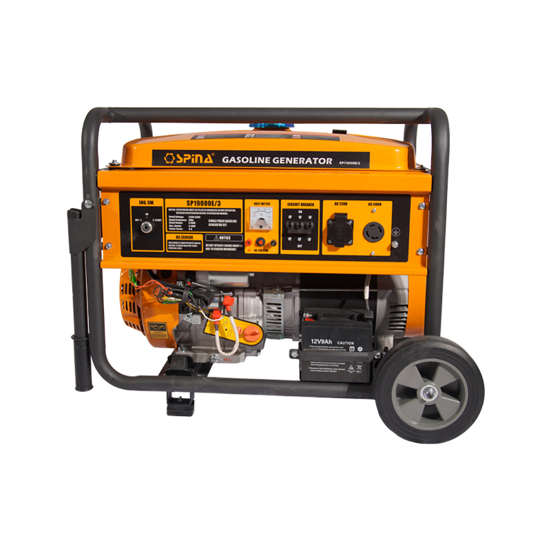 موتور برق بنزینی اسپینا 8 کیلووات سه فاز استارتی ATS دار مدل SP18000E/3