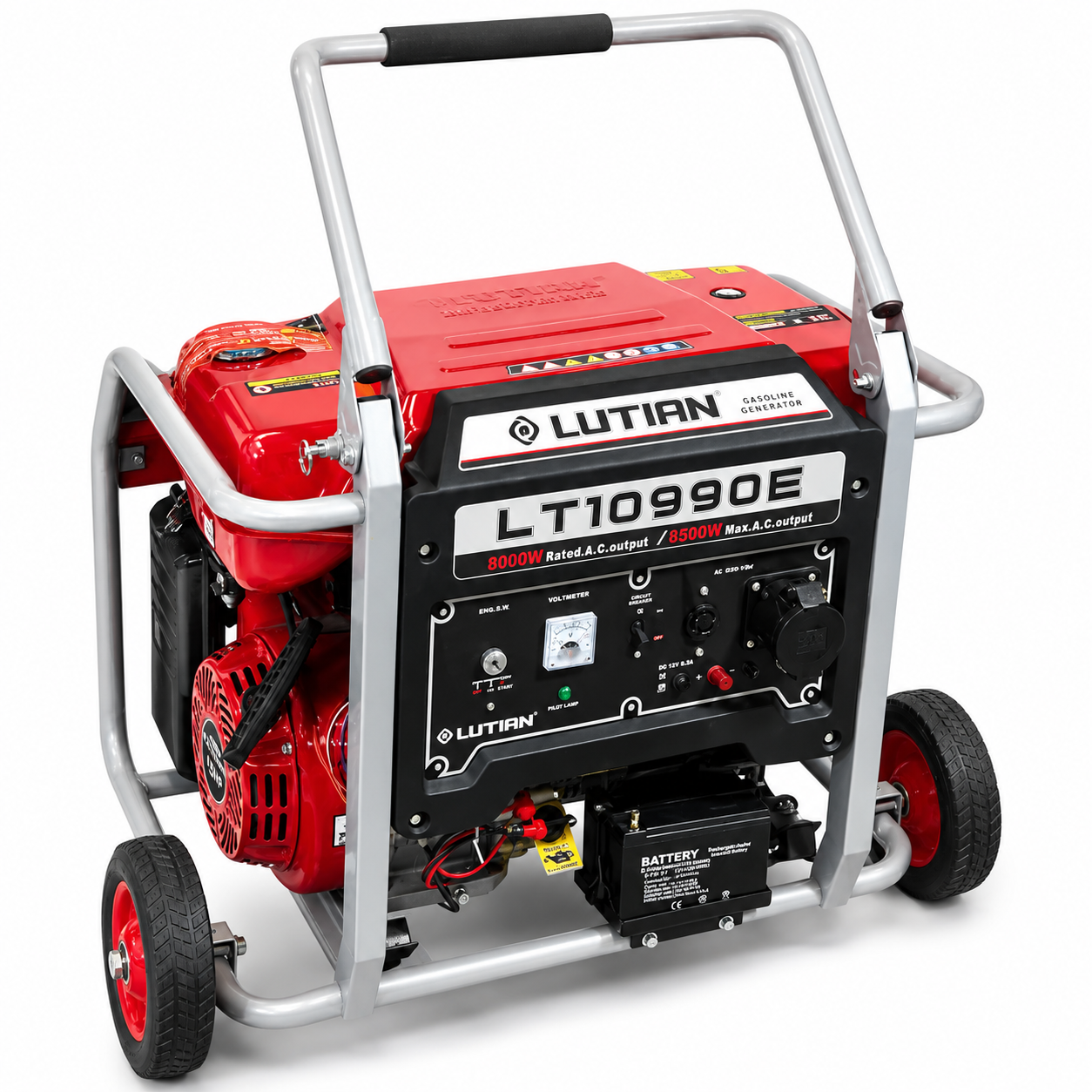 موتور برق بنزینی لوتین 7.5 کیلووات استارتی مدل LT10990E