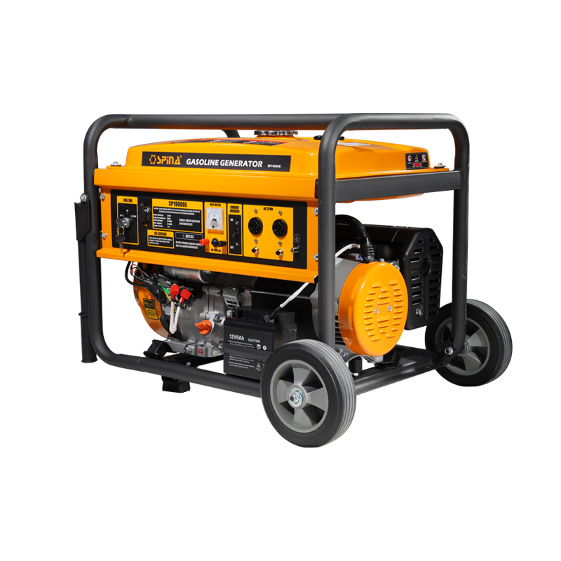 موتور برق اسپینا 8.5 کیلووات سه گانه سوز استارتی ATS دار مدل SP19000E-3F