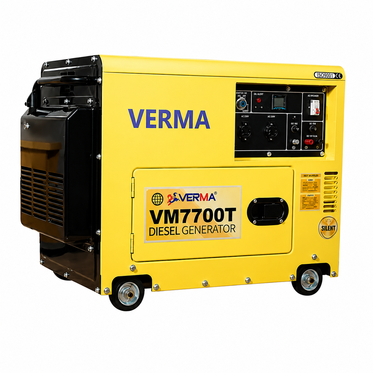 موتور برق دیزل ورما 5.5 کیلووات سایلنت مدل VM7700T